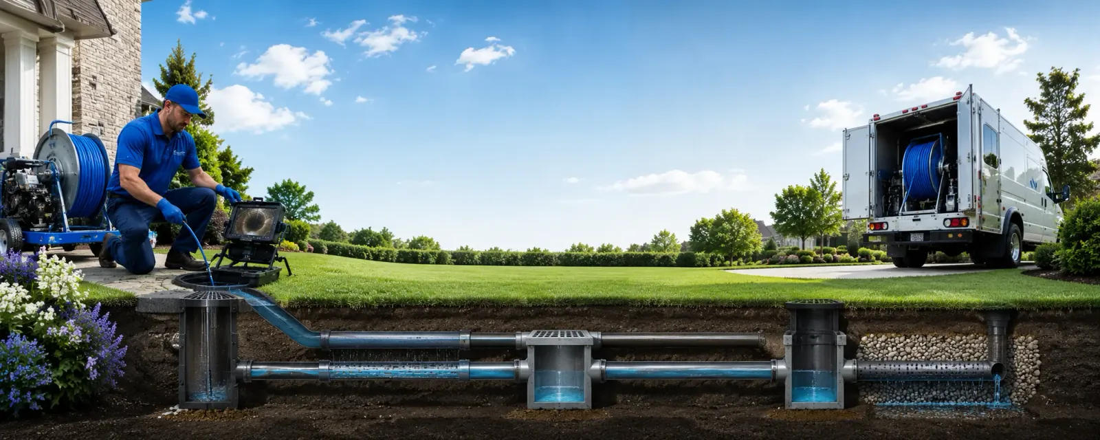 Outdoor drain cleaning information for Encino, TX